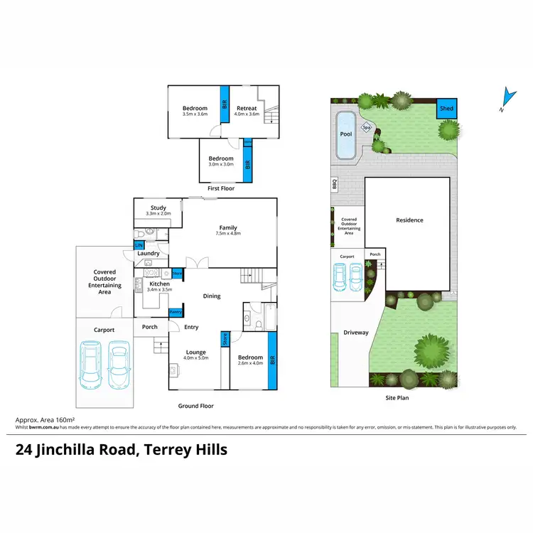 Floorplan of Homely house listing, 24 Jinchilla Road, Terrey Hills NSW 2084