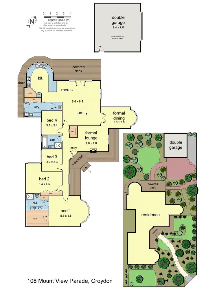 Floorplan of Homely house listing, 108 Mount View Parade, Croydon VIC 3136