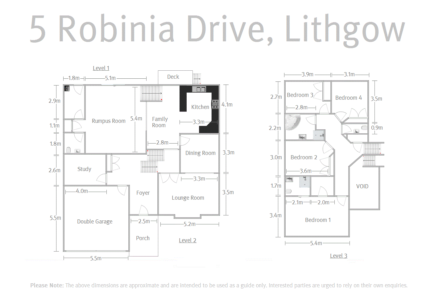 Floorplan of Homely house listing, 5 Robinia Drive, Lithgow NSW 2790