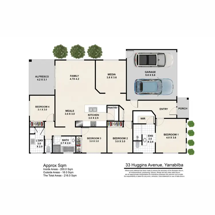 Floorplan of Homely house listing, 33 Huggins Avenue, Yarrabilba QLD 4207
