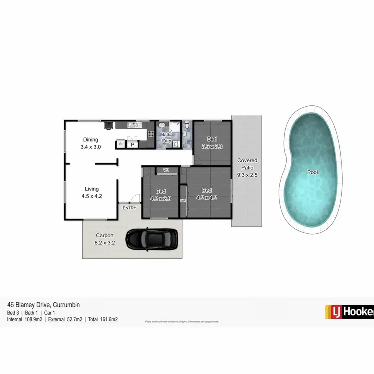 Floorplan of Homely house listing, 46 Blamey Drive, Currumbin QLD 4223