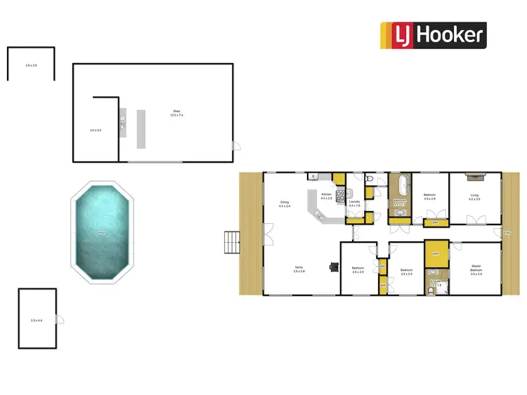 Floorplan of Homely house listing, 18 Cashmere Drive, Traralgon South VIC 3844