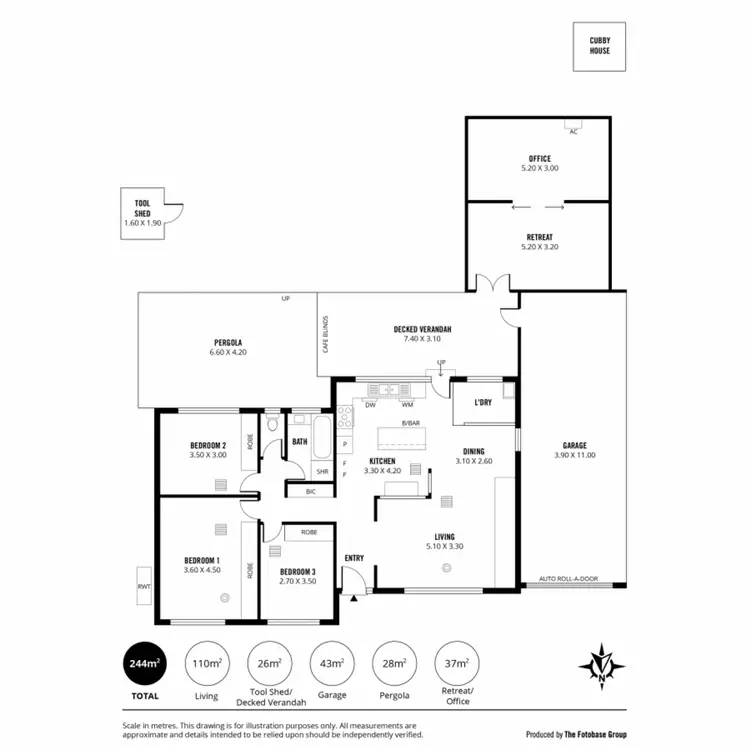 Floorplan of Homely house listing, 11 Callitris Avenue, Surrey Downs SA 5126