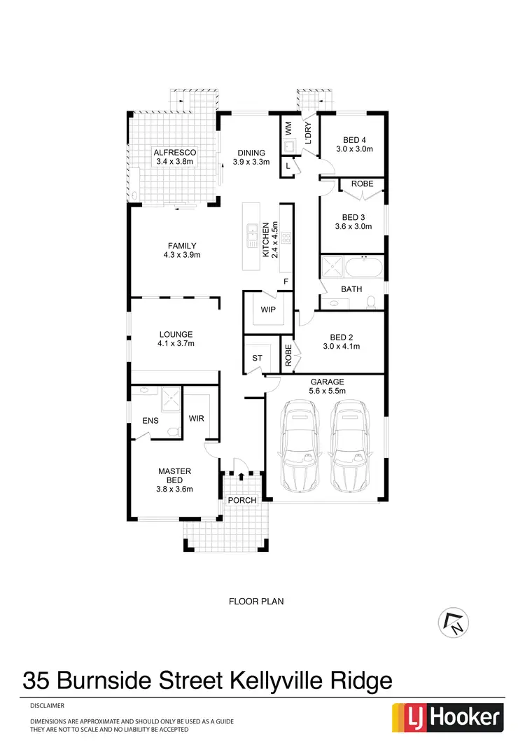 Floorplan of Homely house listing, 35 Burnside Street, Kellyville Ridge NSW 2155