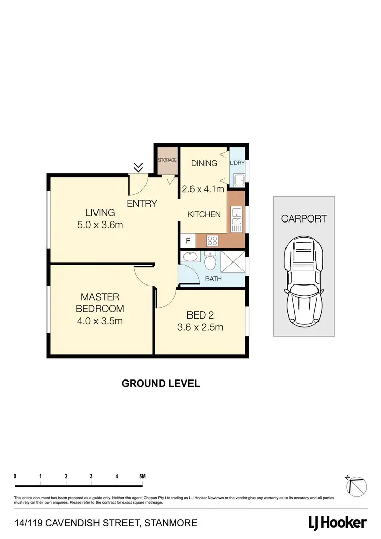 Floorplan of Homely apartment listing, 14/119 Cavendish Street, Stanmore NSW 2048