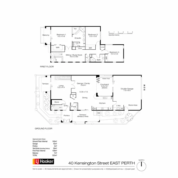 Floorplan of Homely house listing, 40 Kensington Street, East Perth WA 6004