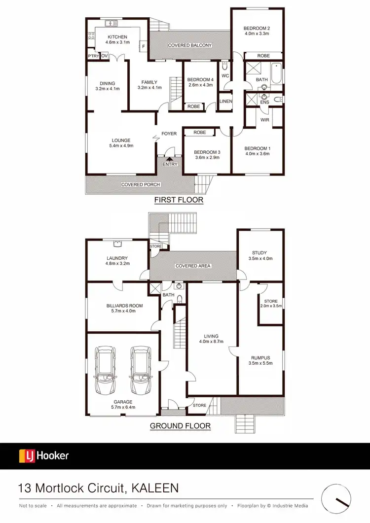 Floorplan of Homely house listing, 13 Mortlock Circuit, Kaleen ACT 2617