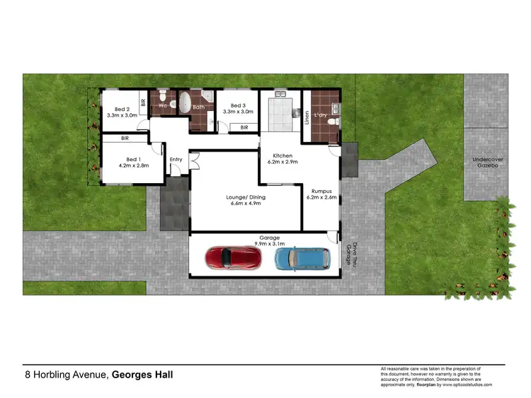 Floorplan of Homely house listing, 8 Horbling Avenue, Georges Hall NSW 2198