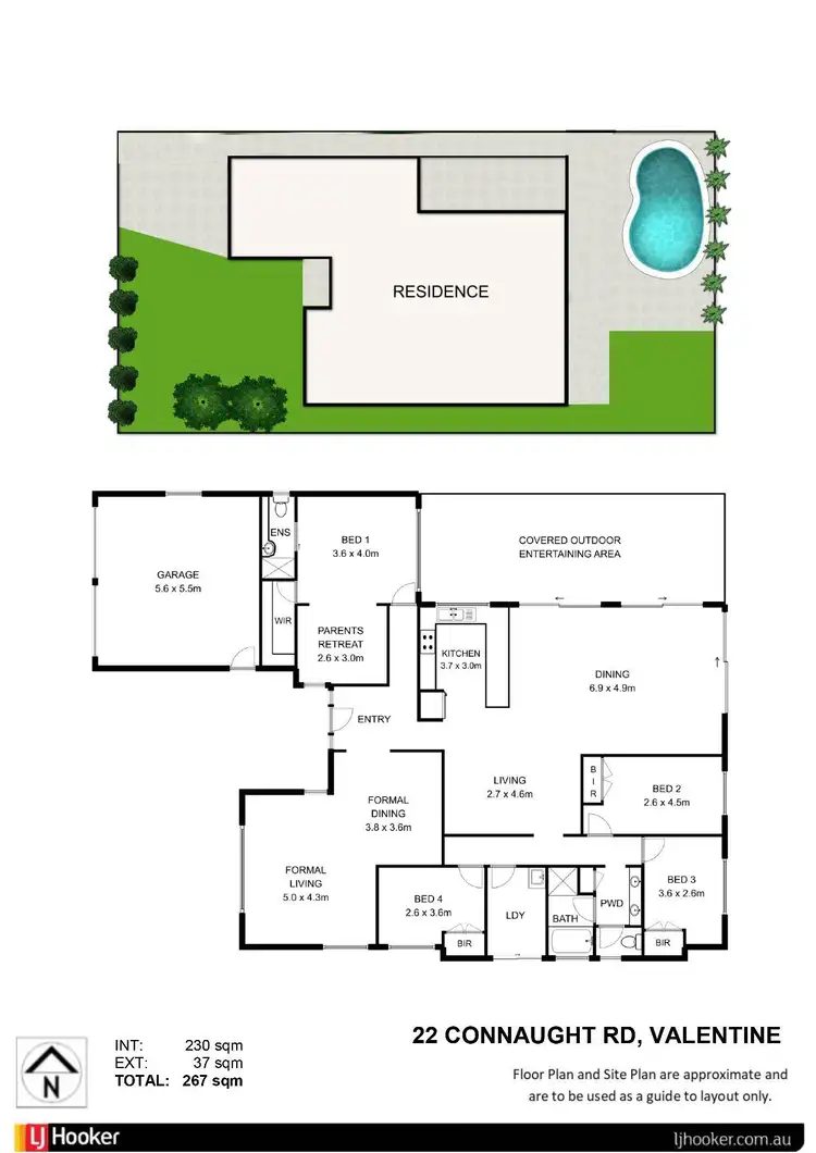 Floorplan of Homely house listing, 22 Connaught Road, Valentine NSW 2280