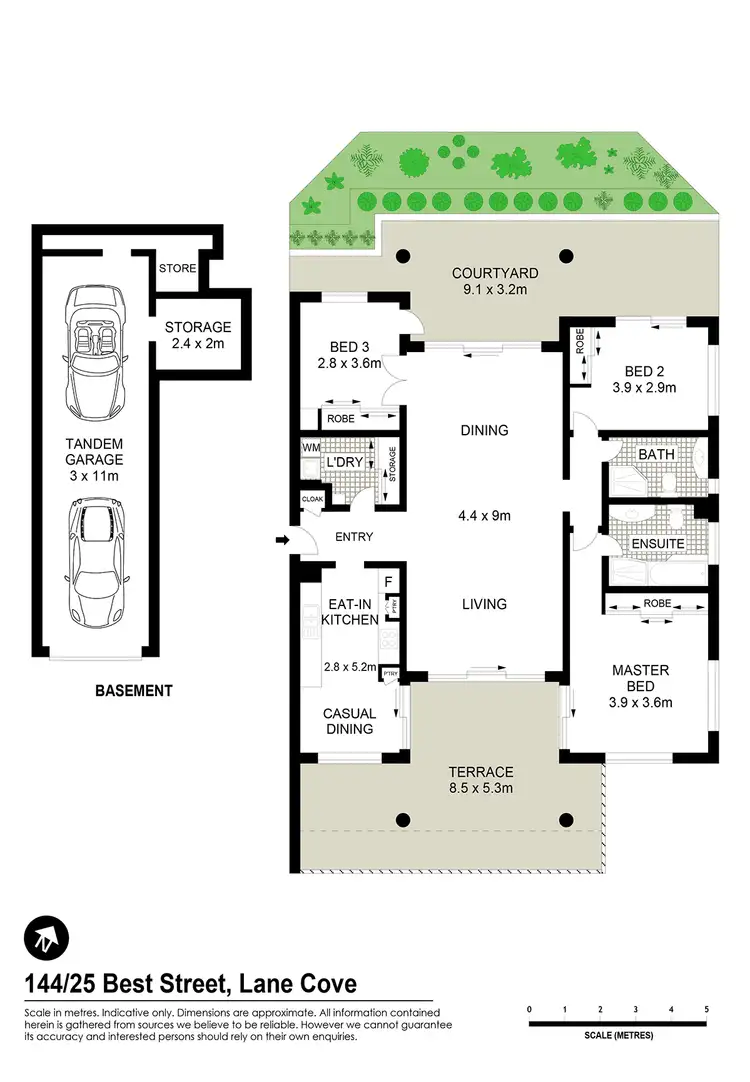 Floorplan of Homely unit listing, 144/25 Best Street, Lane Cove NSW 2066