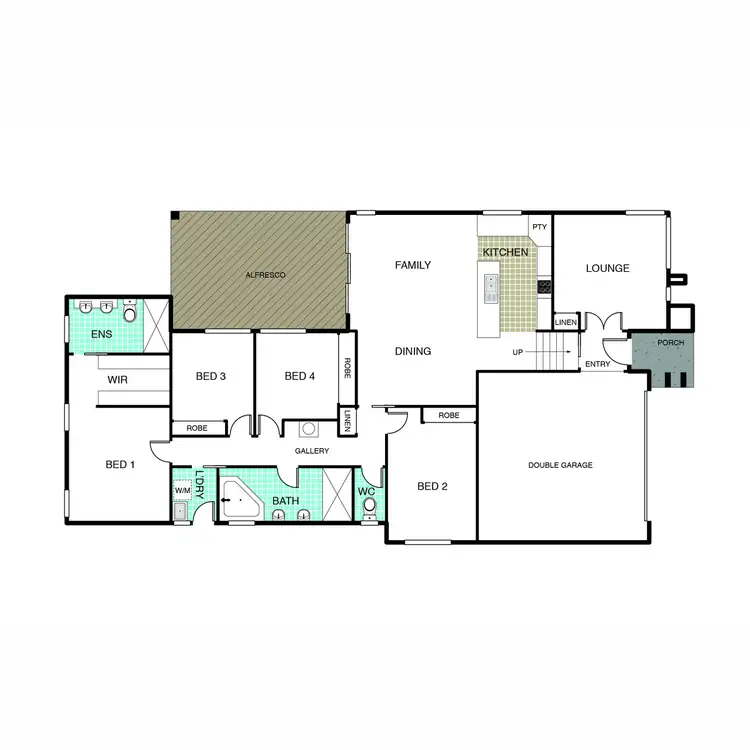 Floorplan of Homely house listing, 22 Cocoparra Crescent, Crace ACT 2911