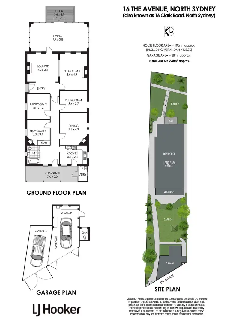 Floorplan of Homely house listing, 16 The Avenue, North Sydney NSW 2060