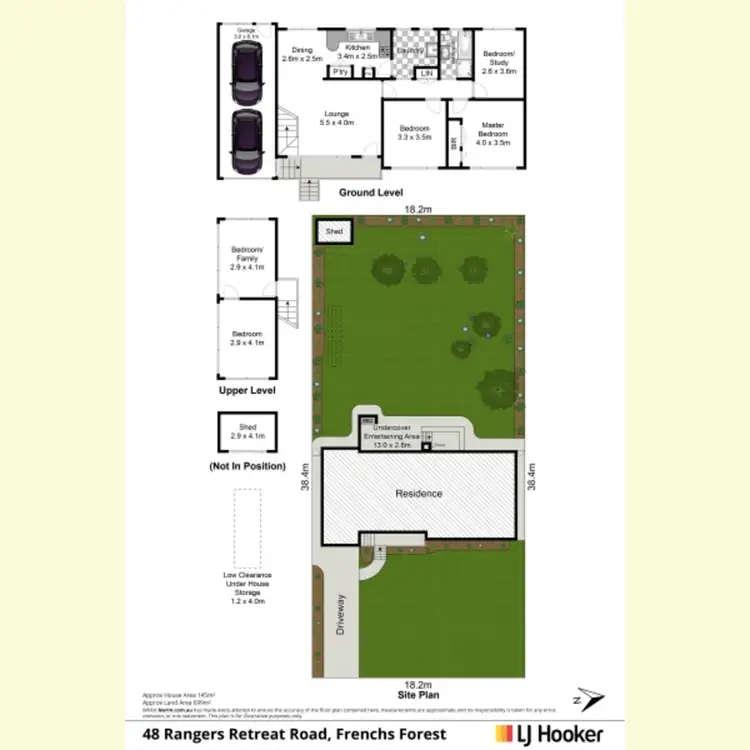Floorplan of Homely house listing, 48 Rangers Retreat Road, Frenchs Forest NSW 2086