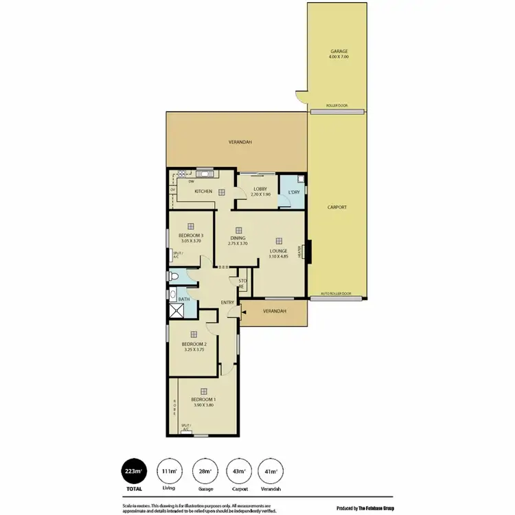 Floorplan of Homely house listing, 3 Glenburnie Avenue, Northfield SA 5085