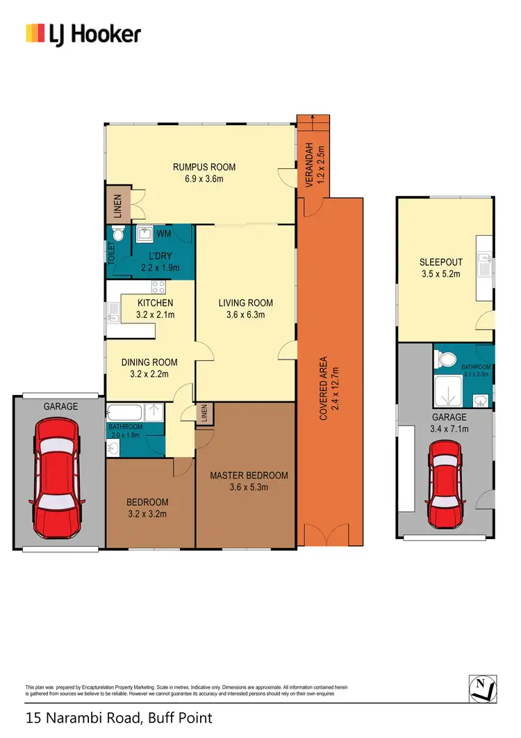 Floorplan of Homely house listing, 15 Narambi Road, Buff Point NSW 2262