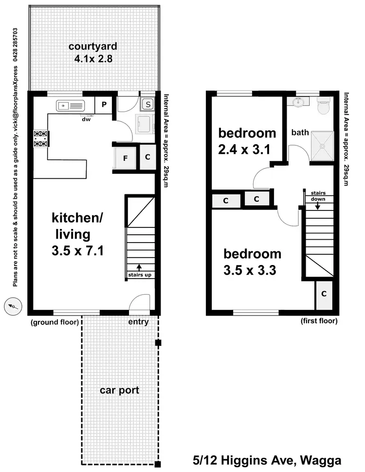 Floorplan of Homely house listing, Unit 5/12 Higgins Avenue, Wagga Wagga NSW 2650