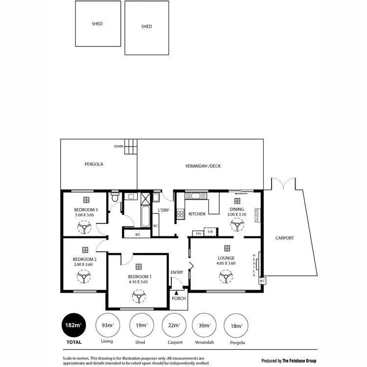 Floorplan of Homely house listing, 46 Far View Crescent, Ridgehaven SA 5097