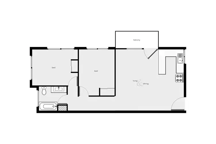 Floorplan of Homely unit listing, 11/267-269 Sheridan Street, Cairns North QLD 4870
