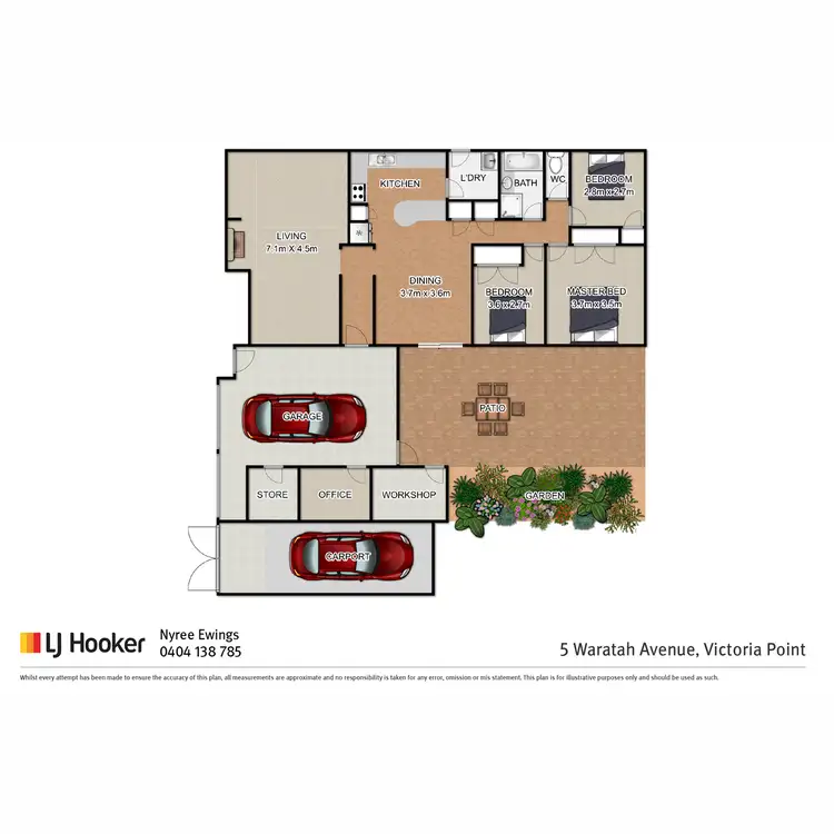 Floorplan of Homely house listing, 5 Waratah Avenue, Victoria Point QLD 4165