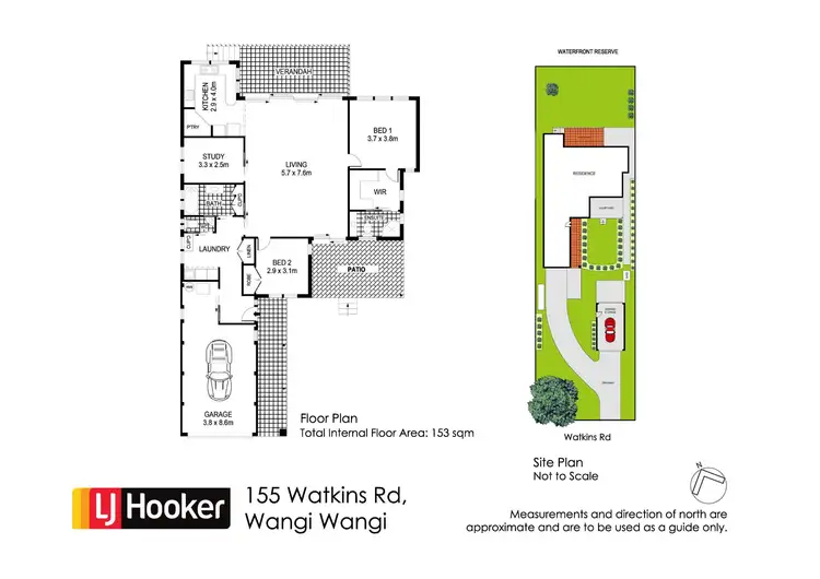 Floorplan of Homely house listing, 155 Watkins Road, Wangi Wangi NSW 2267
