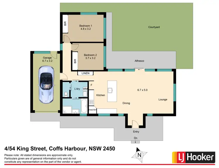 Floorplan of Homely house listing, 4/54 King Street, Coffs Harbour NSW 2450