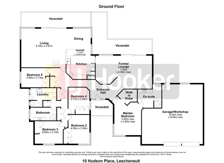 Floorplan of Homely house listing, 10 Hudson Place, Leschenault WA 6233