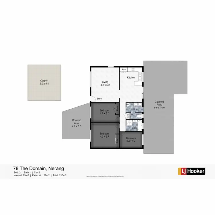 Floorplan of Homely house listing, 78 The Domain, Nerang QLD 4211