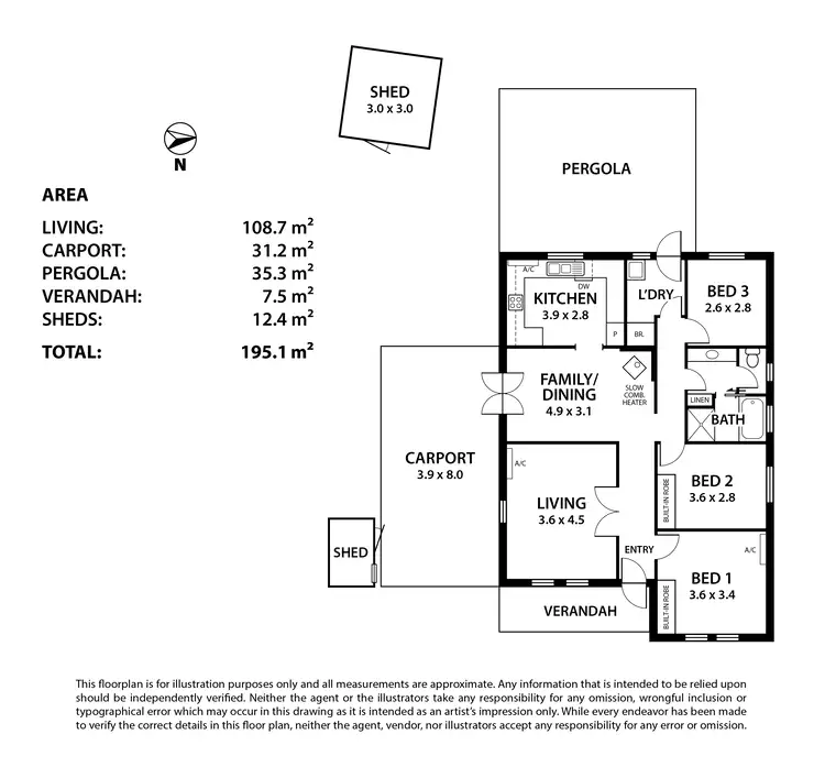 Floorplan of Homely house listing, 2 Barker Road, Mount Barker SA 5251