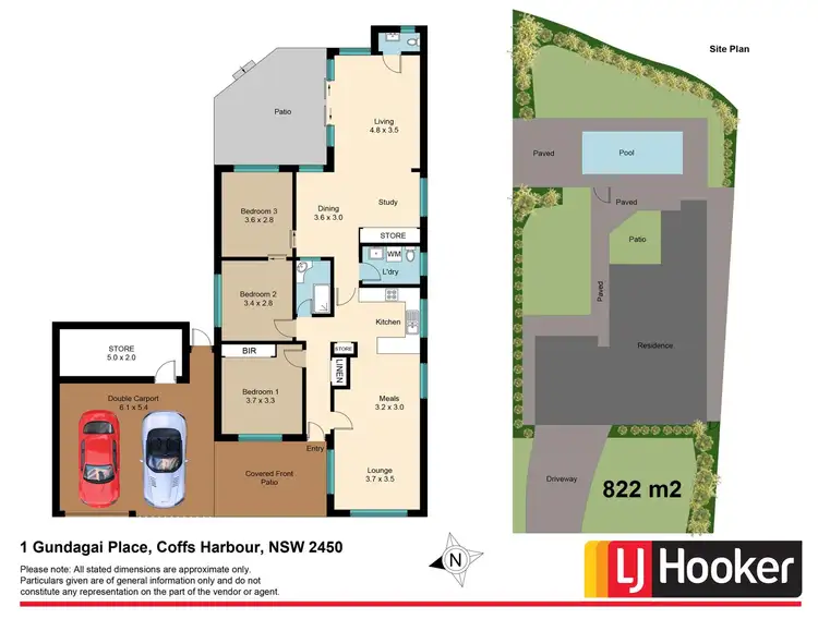 Floorplan of Homely house listing, 1 Gundagai Place, Coffs Harbour NSW 2450