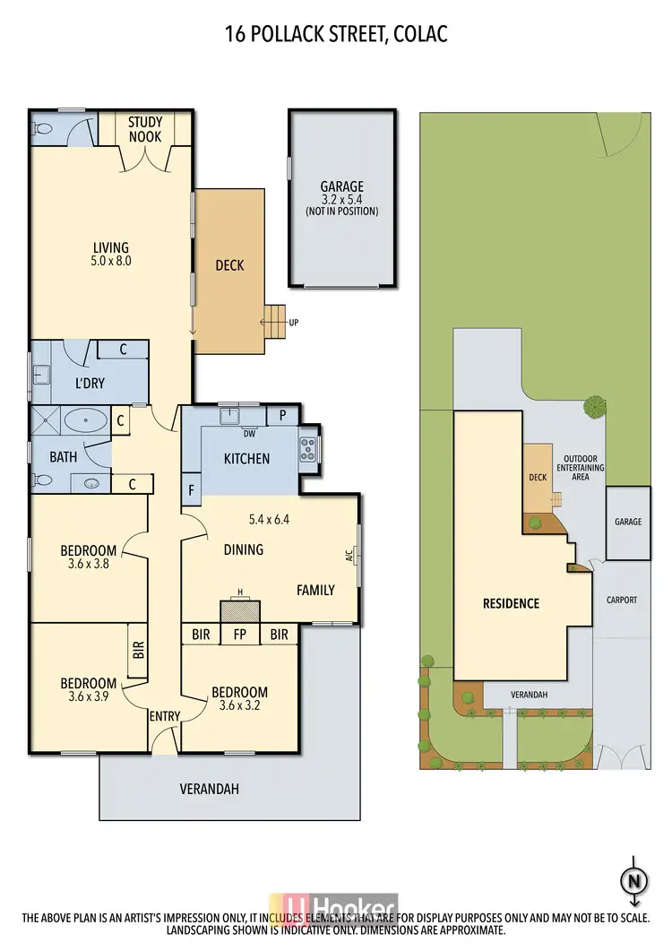 Floorplan of Homely house listing, 16 Pollack Street, Colac VIC 3250