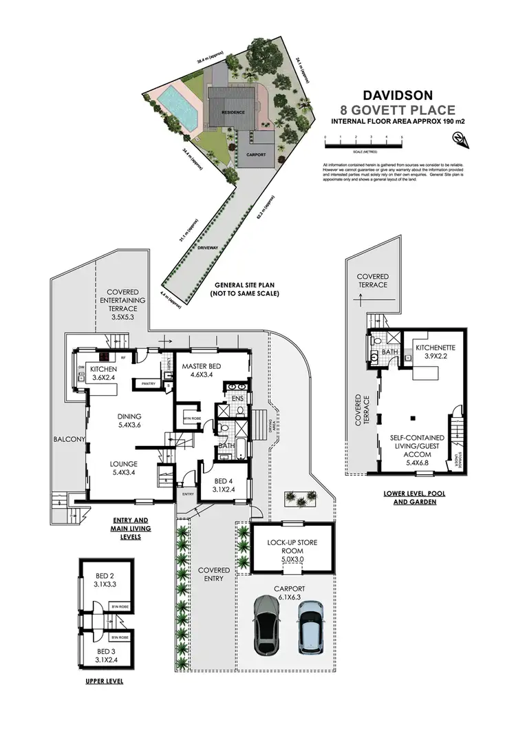 Floorplan of Homely house listing, 8 Govett Place, Davidson NSW 2085