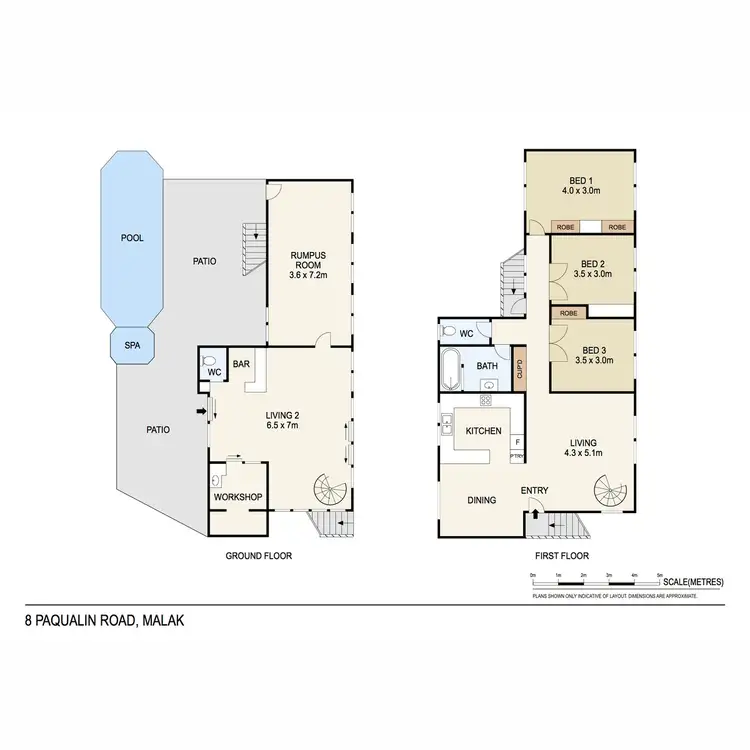 Floorplan of Homely house listing, 8 Paqualin Road, Malak NT 812