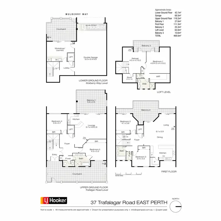 Floorplan of Homely house listing, 37 Trafalgar Road, East Perth WA 6004