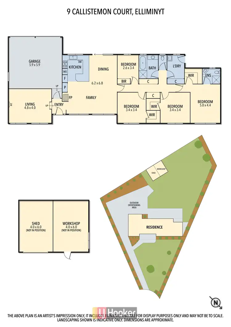 Floorplan of Homely house listing, 9 Callistemon Court, Elliminyt VIC 3250