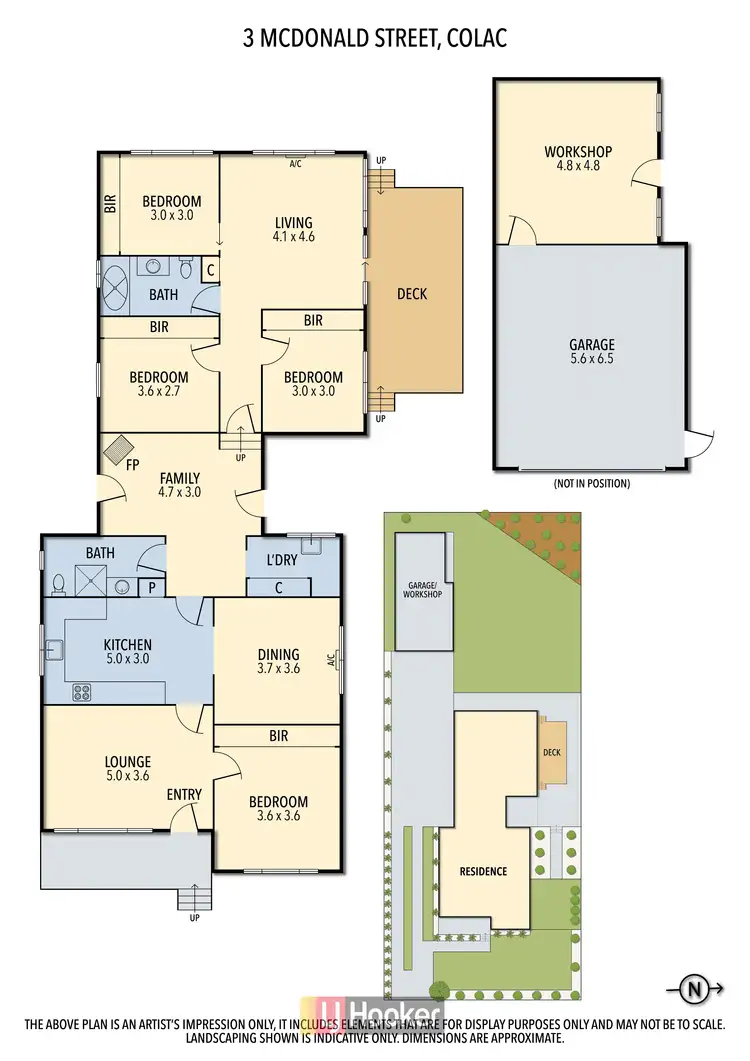 Floorplan of Homely house listing, 3 McDonald Street, Colac VIC 3250