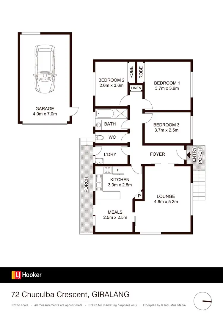 Floorplan of Homely house listing, 72 Chuculba Crescent, Giralang ACT 2617