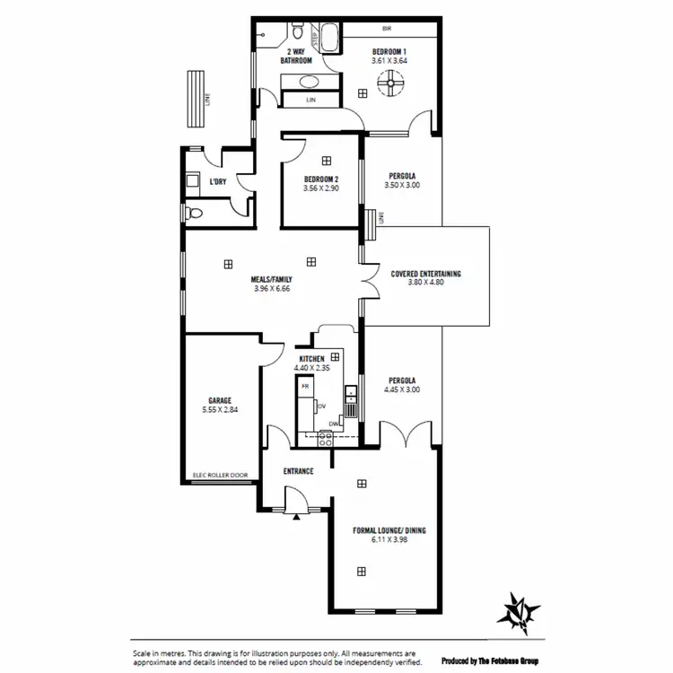 Floorplan of Homely house listing, 2/8A Wynyard Grove, Wattle Park SA 5066