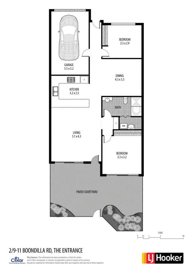 Floorplan of Homely villa listing, 2/9-11 Boondilla Road, The Entrance NSW 2261