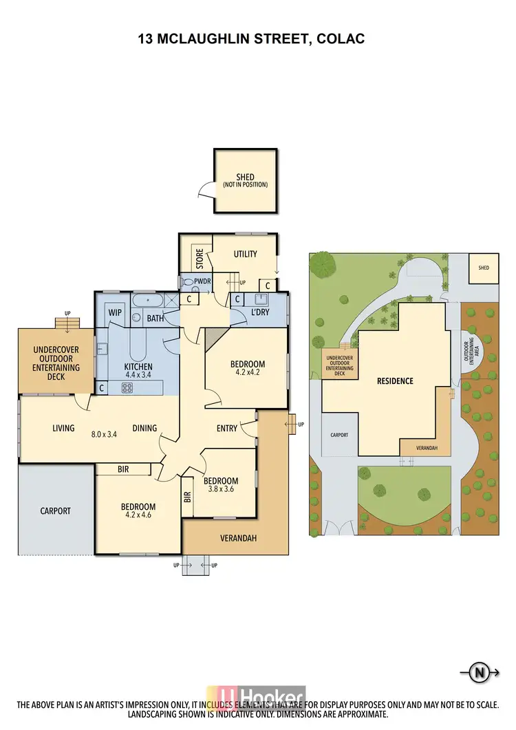 Floorplan of Homely house listing, 13 McLaughlin Street, Colac VIC 3250