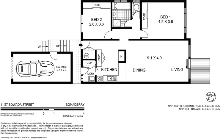 Floorplan of Homely villa listing, 11/27 Bowada Street, Bomaderry NSW 2541