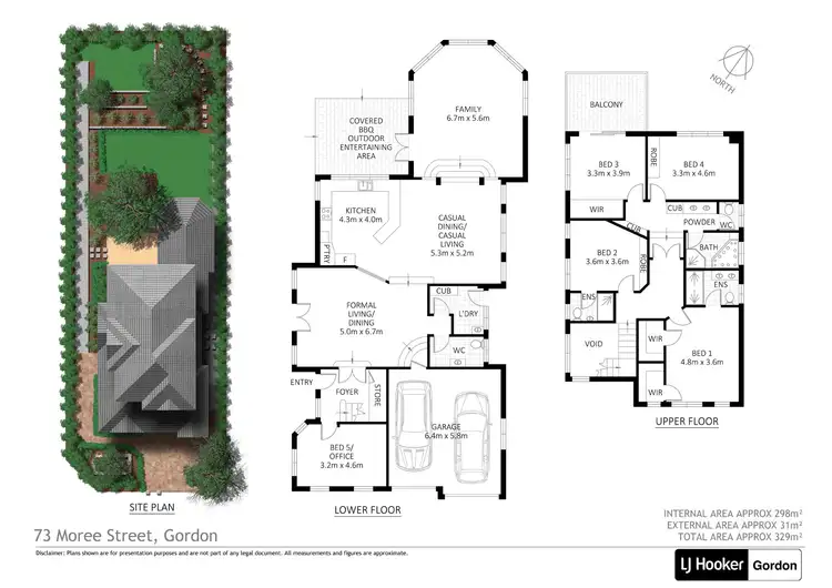 Floorplan of Homely house listing, 73 Moree Street, Gordon NSW 2072