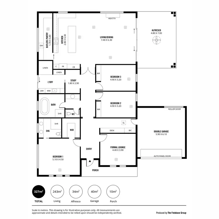 Floorplan of Homely house listing, 7C Howard Street, Collinswood SA 5081