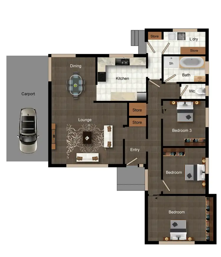 Floorplan of Homely house listing, 27 Woodger Parade, Queanbeyan NSW 2620