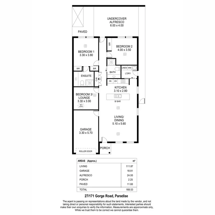 Floorplan of Homely house listing, 27/171 Gorge Road, Paradise SA 5075