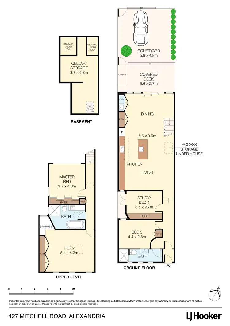 Floorplan of Homely house listing, 127 Mitchell Road, Alexandria NSW 2015