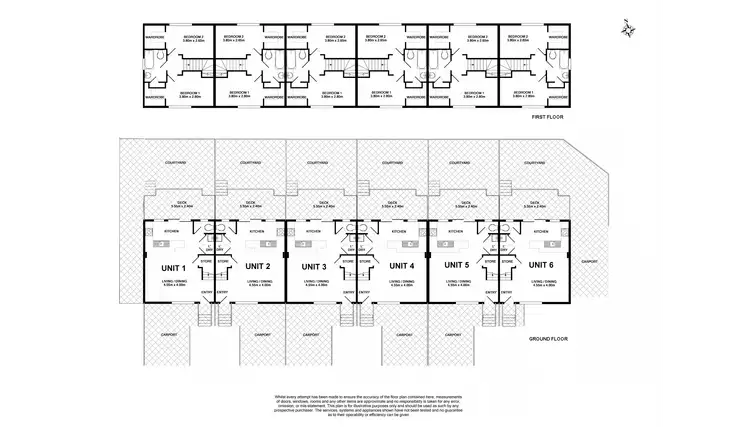 Floorplan of Homely block of units listing, 205 Zillmere Road, Zillmere QLD 4034