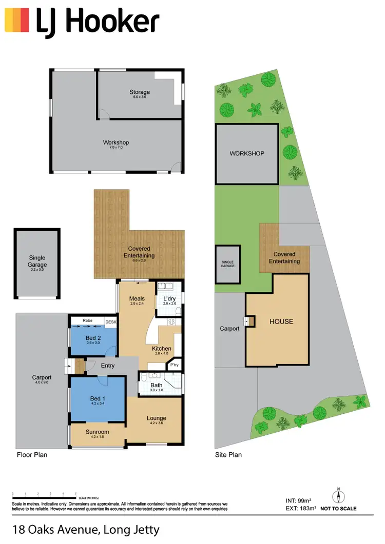 Floorplan of Homely house listing, 18 Oaks Avenue, Long Jetty NSW 2261