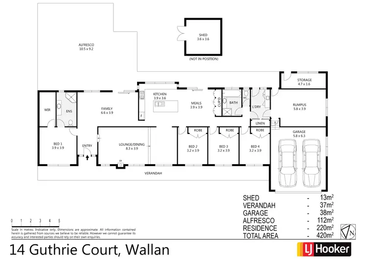 Floorplan of Homely house listing, 14 Guthrie Court, Wallan VIC 3756