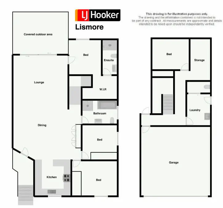 Floorplan of Homely house listing, 2/8 Kallee Place, Goonellabah NSW 2480