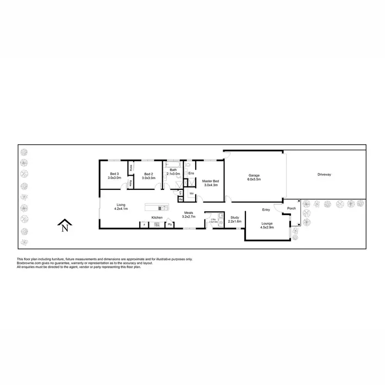 Floorplan of Homely house listing, 6 Yvonne Way, Tarneit VIC 3029